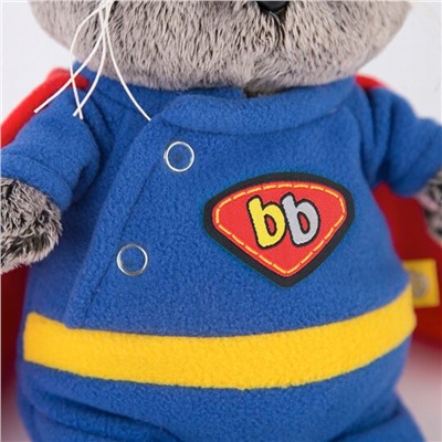 Басик BABY в костюме супермена (20 см.)