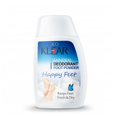 "HAPPY FEET" "ДеоКлер" дезодорант-порошок для ног на квасцах, с растительными добавками 50 гр. NEW!
