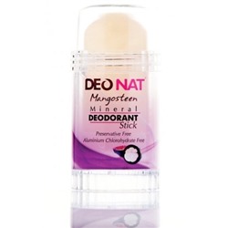 Дезодорант-Кристалл "ДеоНат" с соком МАНГОСТИНА, розовый стик, вывинчивающийся, 80 гр.