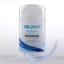 Дезодорант-Кристалл "ДеоНат" чистый, стик плоский, вывинчивающийся (twist-up) , 100 гр.