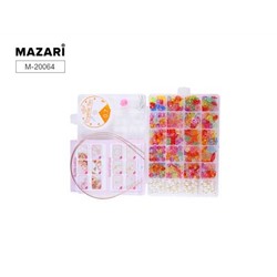 Набор бусин для творчества № 23, ПВХ-упаковка M-20064 Mazari {Китай}