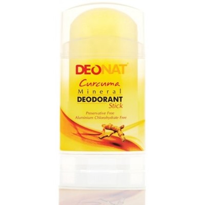 Дезодорант-Кристалл "ДеоНат"с КУРКУМОЙ, желтый стик, вывинчивающийся (twist-up), 100 гр.