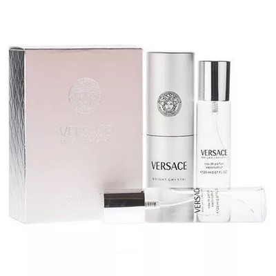 VERSACE BRIGHT CRYSTAL FOR WOMEN EDT 3x20ml