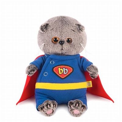 Басик BABY в костюме супермена (20 см.)
