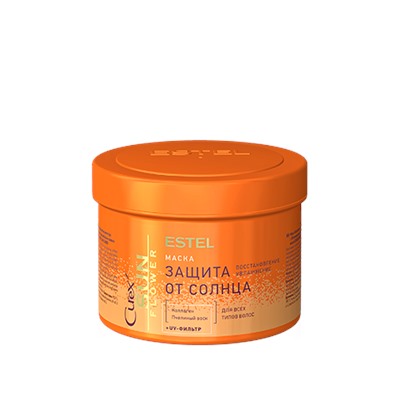 Маска Восстановление и защита с UV-фильтром для всех типов волос CUREX SUNFLOWER (500 мл)