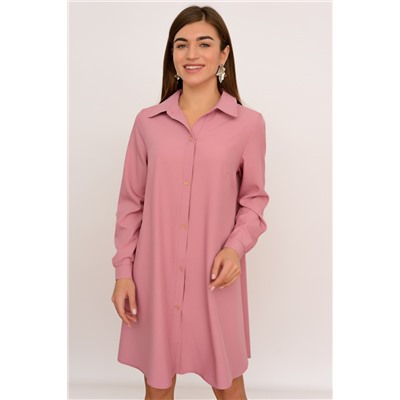 Платье-рубашка (розовый) Р11-566
