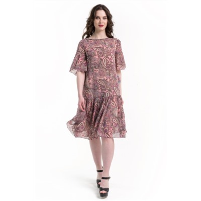 Платье Шармантэ (розовая камея) Р11-970