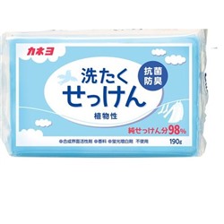 Хозяйственное мыло "Laundry Soap" для стойких загрязнений с антибактериальным и дезодорирующим эффектом (кусок 190 г)