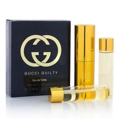 GUCCI GUILTY FOR WOMEN EDT 3x20ml