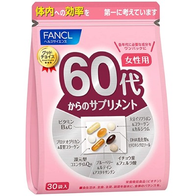 Fancl 60 Комплексы витаминов и минералов для женщин (60+)