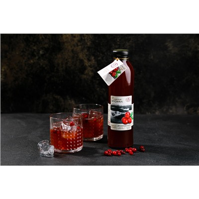 Брусничный нектар / 500 мл / Premium / стеклобутылка / Сибирская ягода