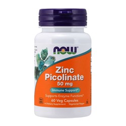 Zinc Picolinate 50 mg Now, США (120капс)