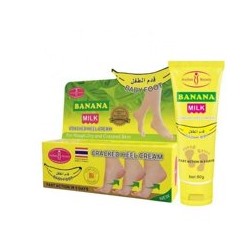 Aichun Beauty. Крем для ног восстанавливающий с экстрактом банана, Banana Repair Foot Cream, 80г.