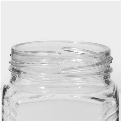 Набор стеклянных банок с крышкой для консервации, ТО-66 мм, для свечей, 0,25 л, 6 шт
