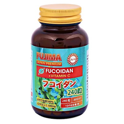 FUJIMA / Фукоидан с витамином «С» ( Fucoidan + vitamin C ), 240 шт