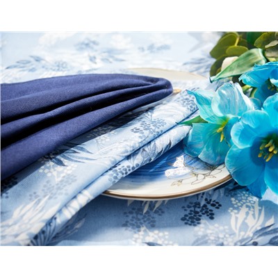Набор полотенец кухонных Azure, веточки, голубой