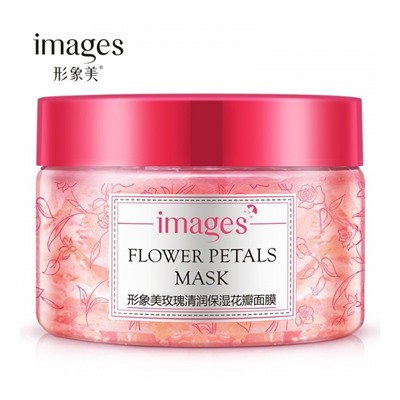 Маска для лица гелевая с лепестками роз Images Flower Petals Mask Rose