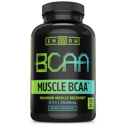 Zhou Nutrition | Muscle BCAA - 2500мг, 120 Капсул