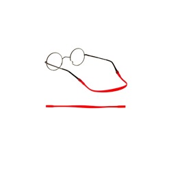 Шнурок силиконовый для очков №2 Красный