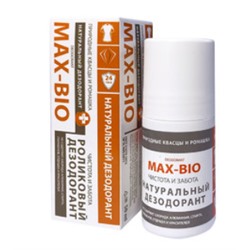 Натуральный дезодорант MAX-BIO «Чистота и забота»