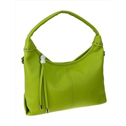 Женская сумка из искусственной кожи, цвет светло зеленый