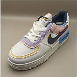 Кроссовки женские Nike Air Force Shadow Blue/Pink (маломерит на 2 размера)
