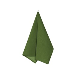 Полотенце кухонное Leaf green, без рисунка, зеленый