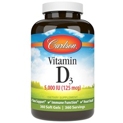 Carlson Labs | Vitamin D3 - 360 капсул