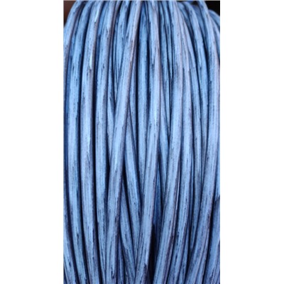 Ротанг полутрубка №8 (голубой, Питер), 6мм