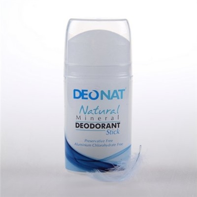 Дезодорант-Кристалл "ДеоНат" чистый, стик овальный, выдвигающийся (push-up), 100 гр.