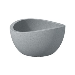 Кашпо Scheurich Bowl (252) d40 h21см серый