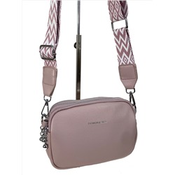 Женская сумка из искусственной кожи, цвет розовый