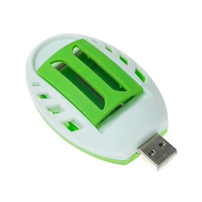 Фумигатор LuazON LRI-10, работает от USB, бело-зеленый
