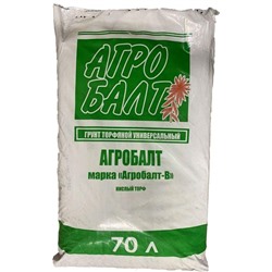 Агробалт-В 0-20 /70л/ торф кислый