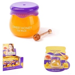 Kiss Beauty Ночная маска для губ с экстрактом меда Sweet Honey Lip Mask