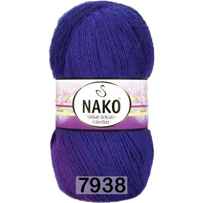 Пряжа Nako Mohair Delicate Colorflow