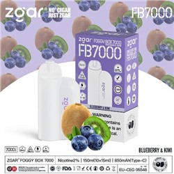 ZGAR FOGGY BOX испаритель на 7000 затяжек  BLUEBERRY and KIWI