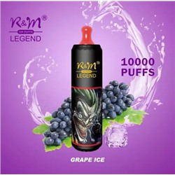 R&M Legend 10000 затяжек GRAPE ICE 2%