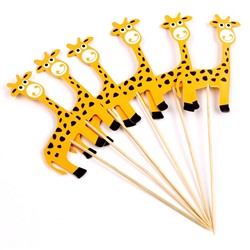 Шпажки «Жираф», в наборе 6 штук