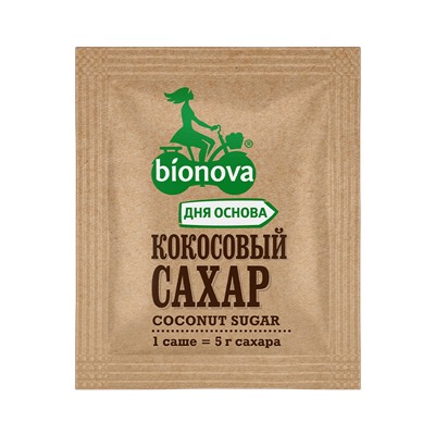 Кокосовый сахар Bionova® саше - 60 шт