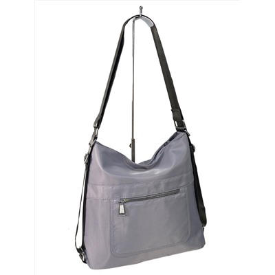 Женская сумка из водонепромокаемой ткани, цвет серый
