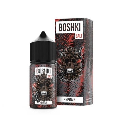 Boshki Жидкость для заправки Salt 30ml 20mg черные