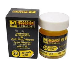 Бальзам обезболивающий Scorpion rubalm банка 25гр