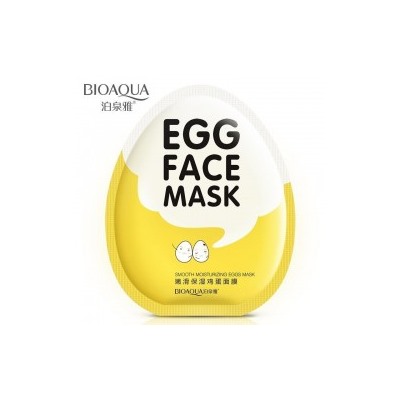 Яичная маска Bioaqua для лица тканевая