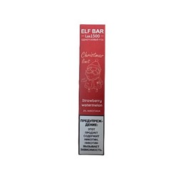 Elf Bar 1500 затяжек испаритель christmas limit Strawberry watermelon