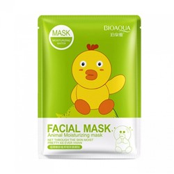 Маска с эссенцией коллагена и граната Bioaqua Facial Animal Moisturizing Mask