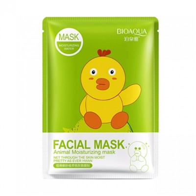 Маска с эссенцией коллагена и граната Bioaqua Facial Animal Moisturizing Mask