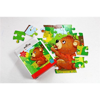 Пазл First Puzzle «Медвежонок» 25 эл