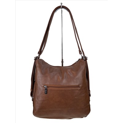 Женская сумка из искусственной кожи цвет коричневый