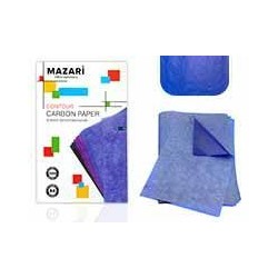Копировальная бумага А4 100л синяя M-5691 Mazari {Китай}
